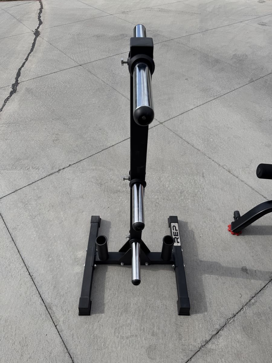 Rep fitness barbell/weight storage rack and bench