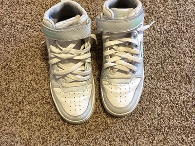 Nike Court Borough 2 Mid GS White/Mint Green Youth Basketball Shoes Size 6Y CD7782-011