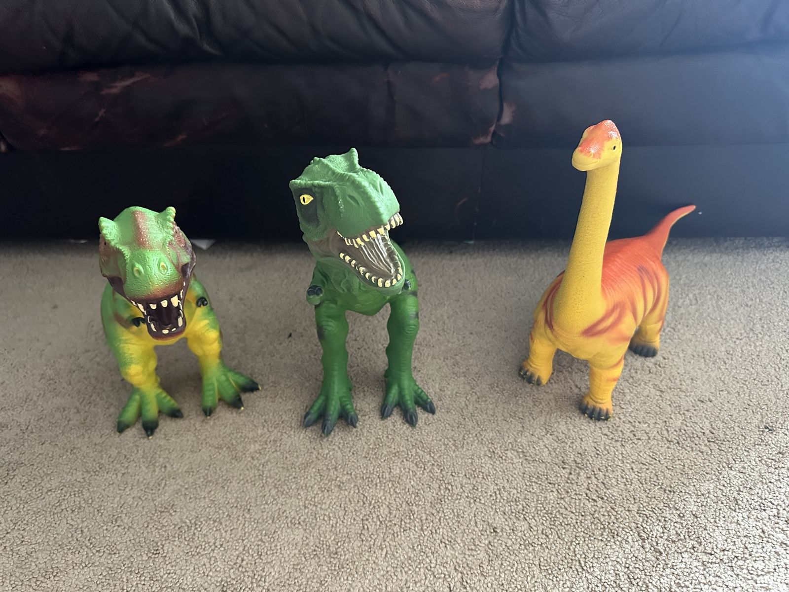 3 XL Dinos and Bag full of small to medium Dinos