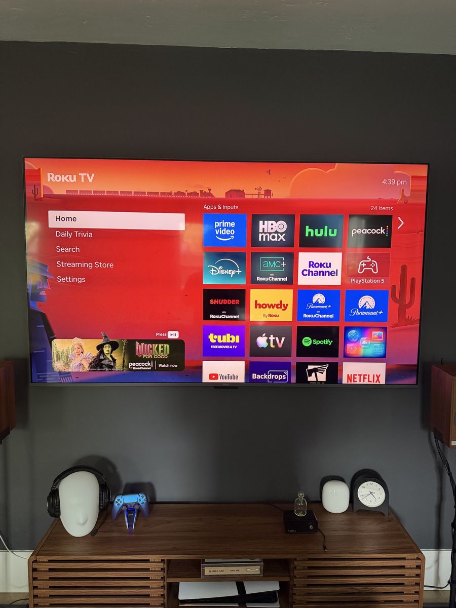 Roku 75-Inch Plus Series 4K QLED Smart Roku TV