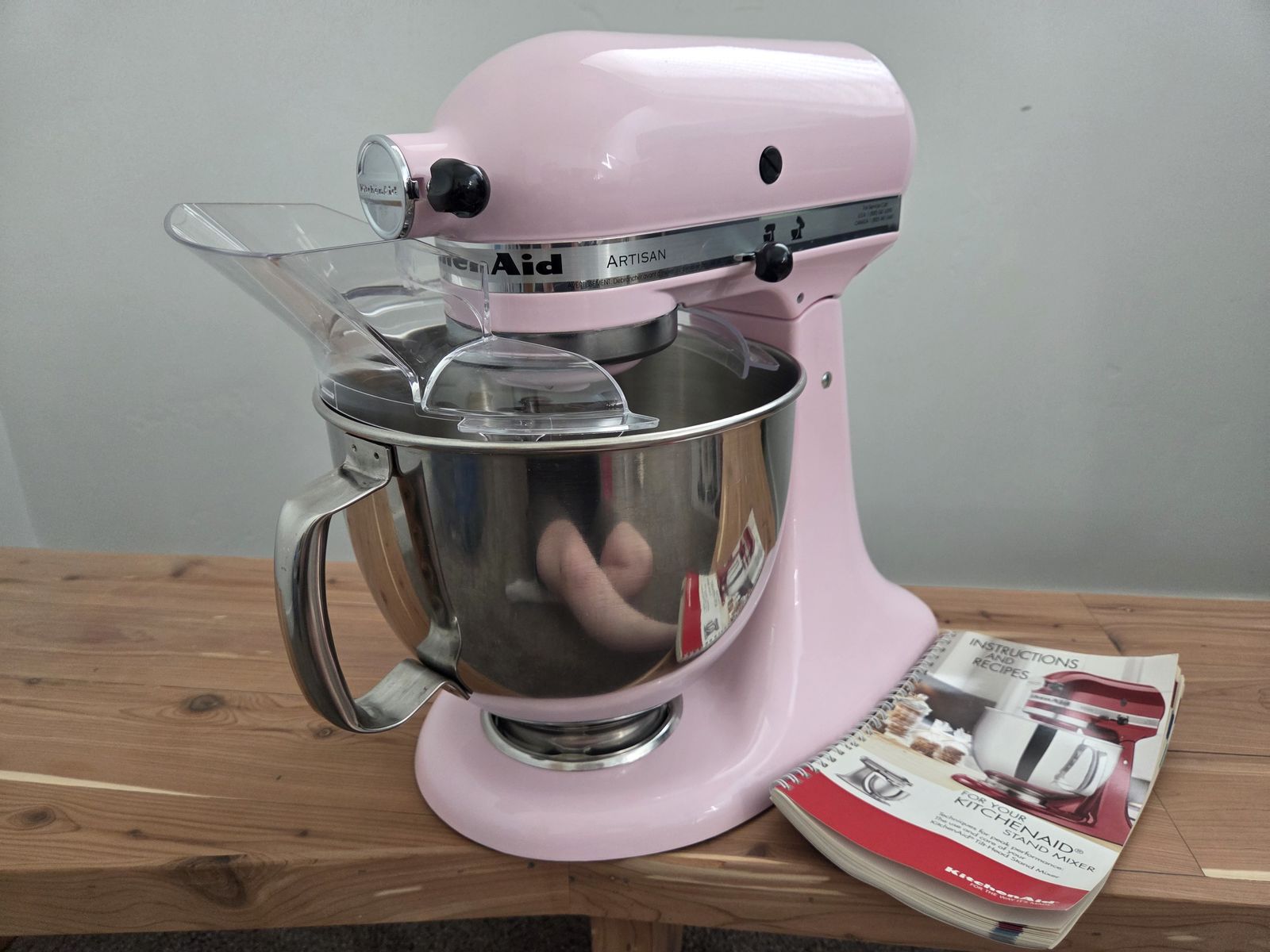 KitchenAid Artisan Series Stand Mixer & New Box of Attachments - $230