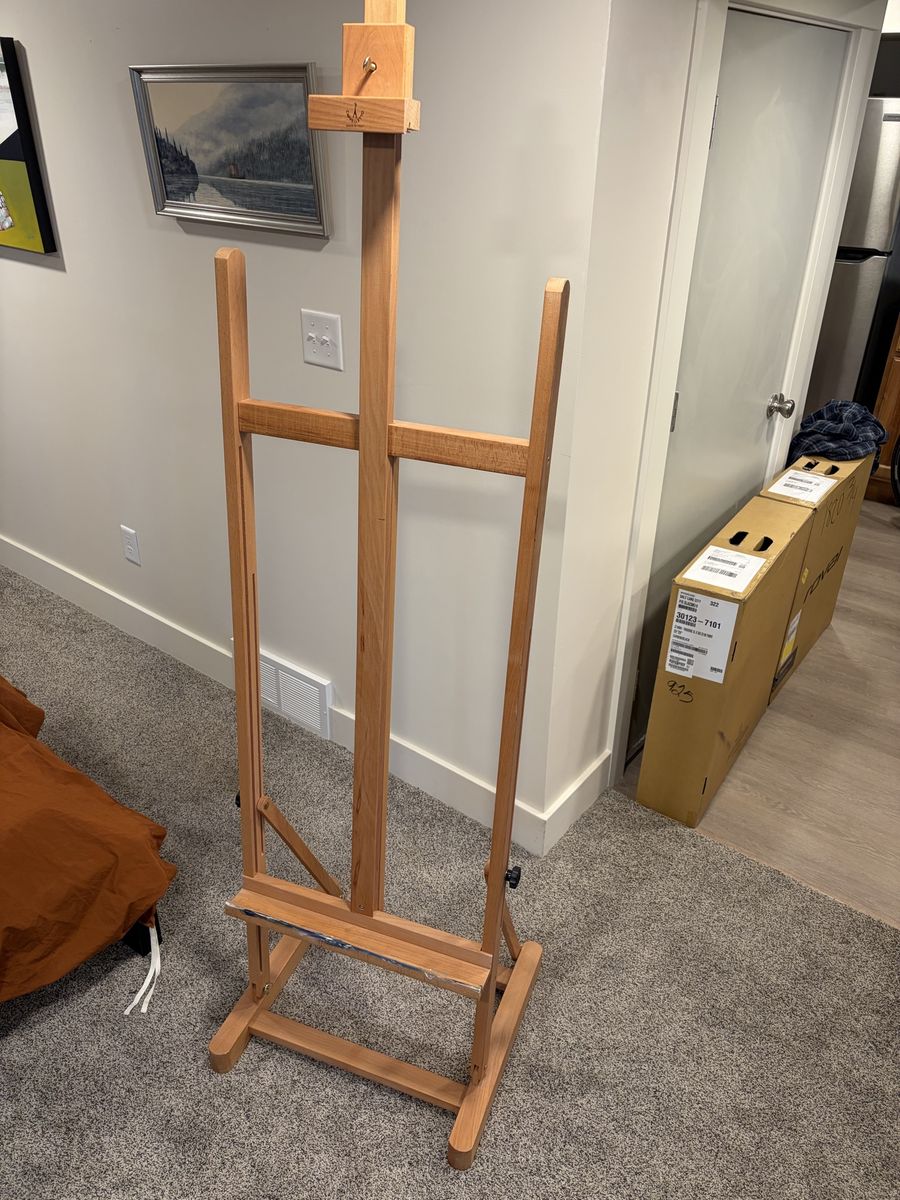 Wooden Artist Easel, Cappelletto Beechwood H Frame