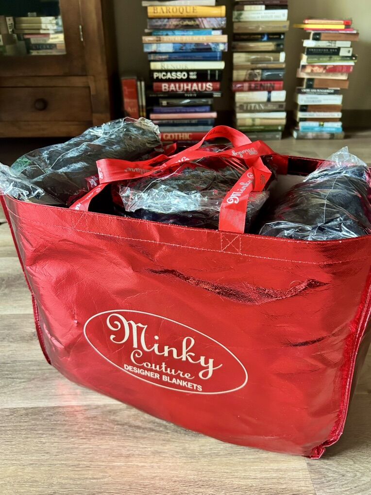 Minky Couture Travel Blankets