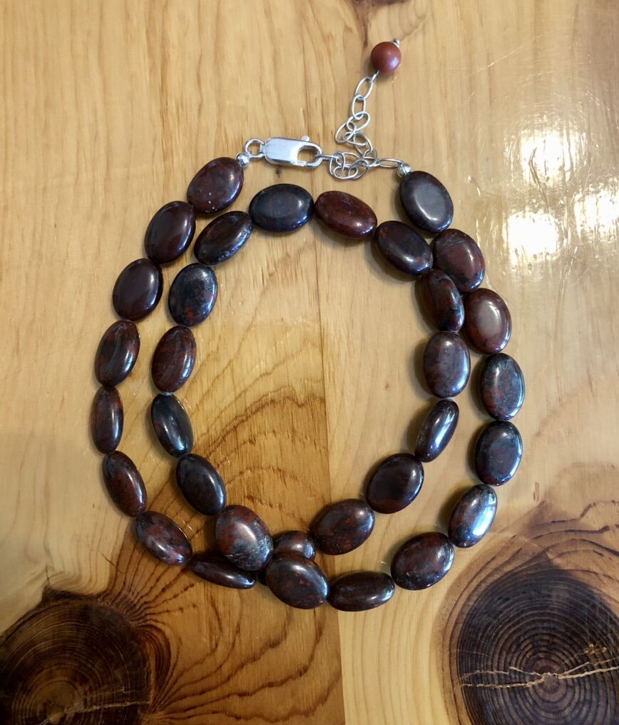 Poppy Red Jasper Necklace