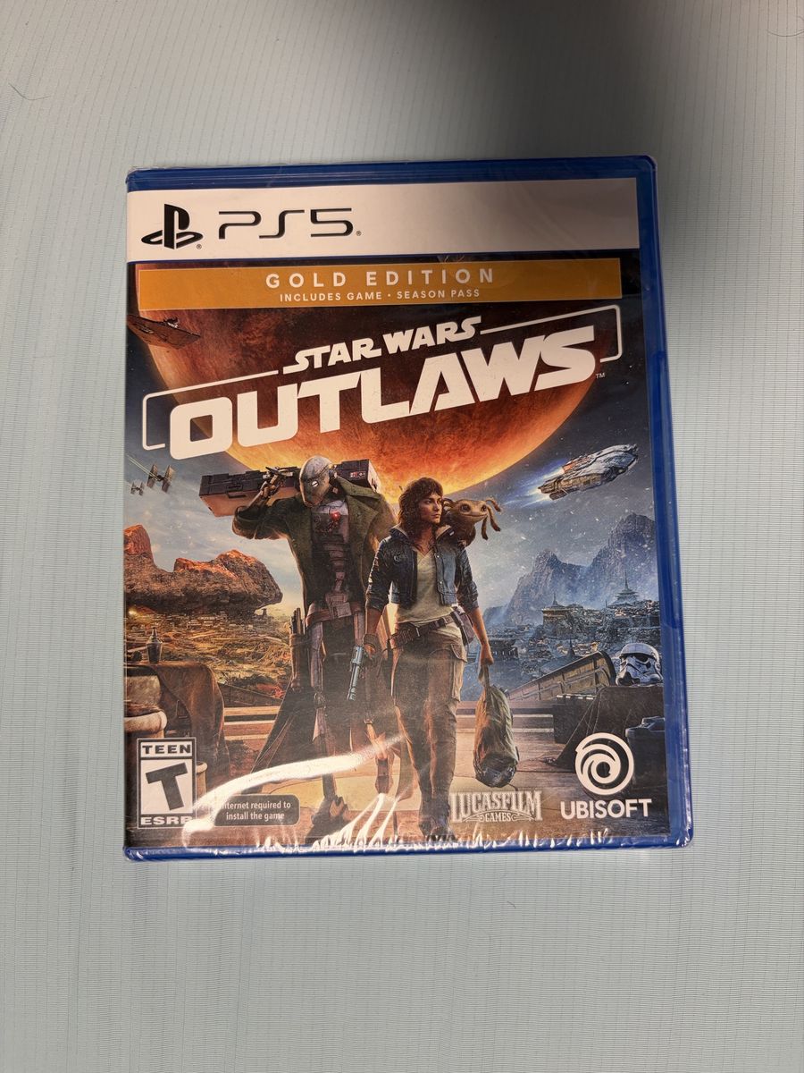 Star Wars Outlaws Gold Edition PS5 (Includes Game + Season Pass) - New/Sealed