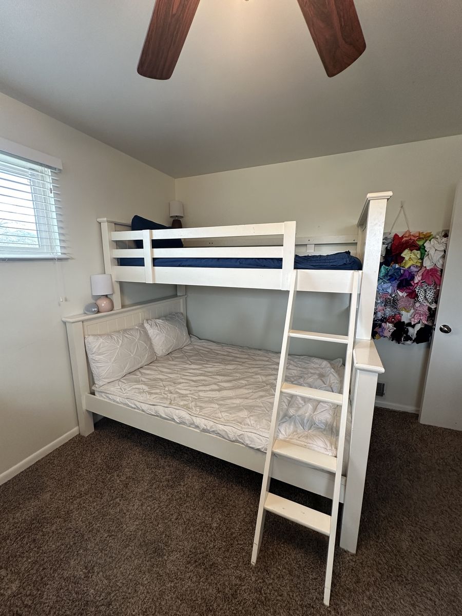White Bunkbed