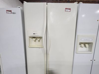 Frigidaire White Side-by-Side Refrigerator! Low Price Guaranteed