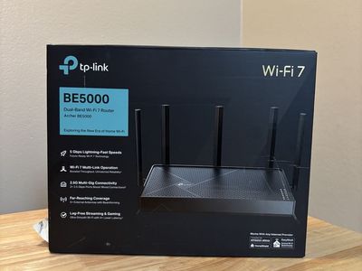 TP-Link Archer BE5000 Dual-Band "Wi-Fi 7" Router