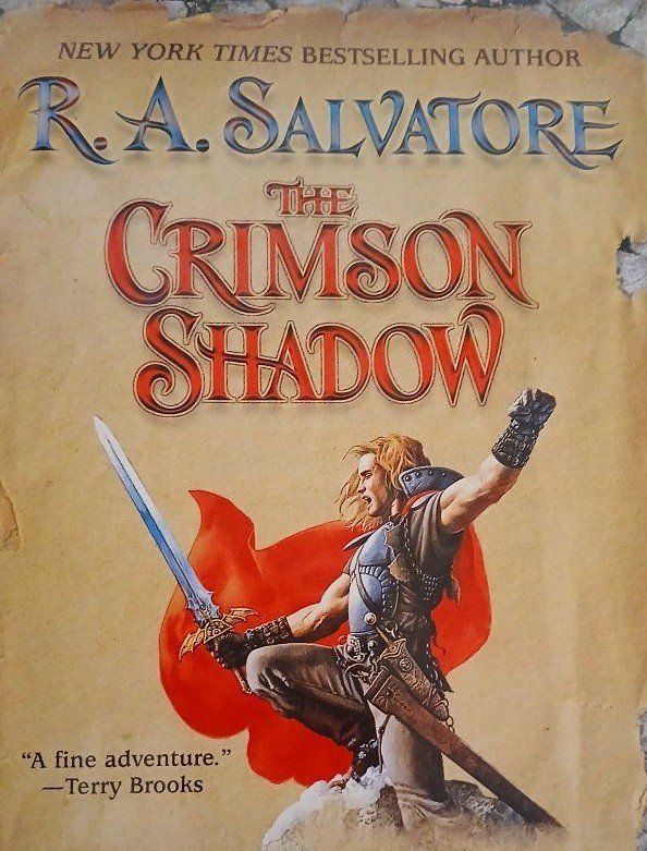 The Crimson Shadow by R.A. Salvatore (Omnibus) Fantasy Novel - Sword of Bedwyr, Luthien's Gamble, Dragon King