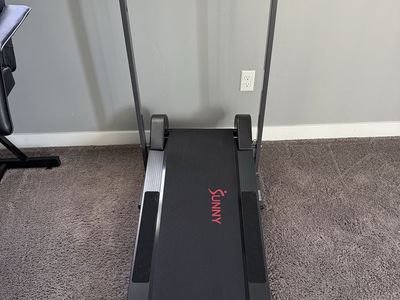 Sunny Compact Foldable Manual Treadmill