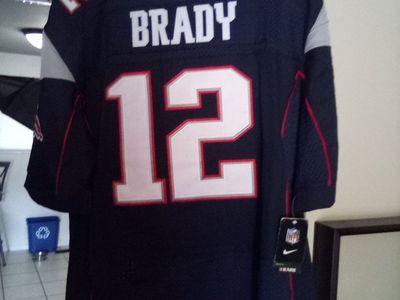 Nike NFL New England Patriots Tom Brady #12 Jersey - Navy Blue
