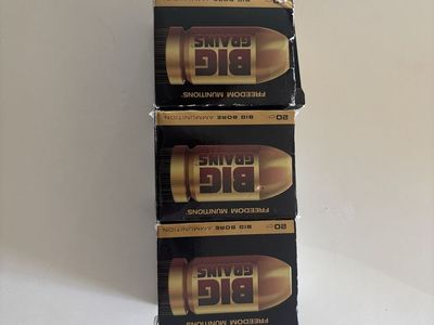 .50 Beowulf rifle rounds