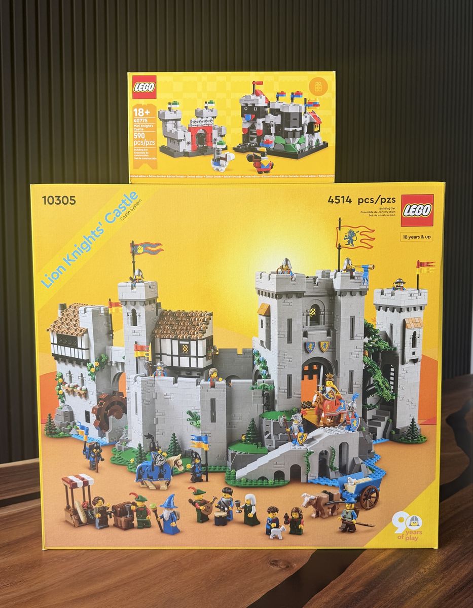 LEGO Lion Knights Castle #10305 & Mini Knights Castle #40775
