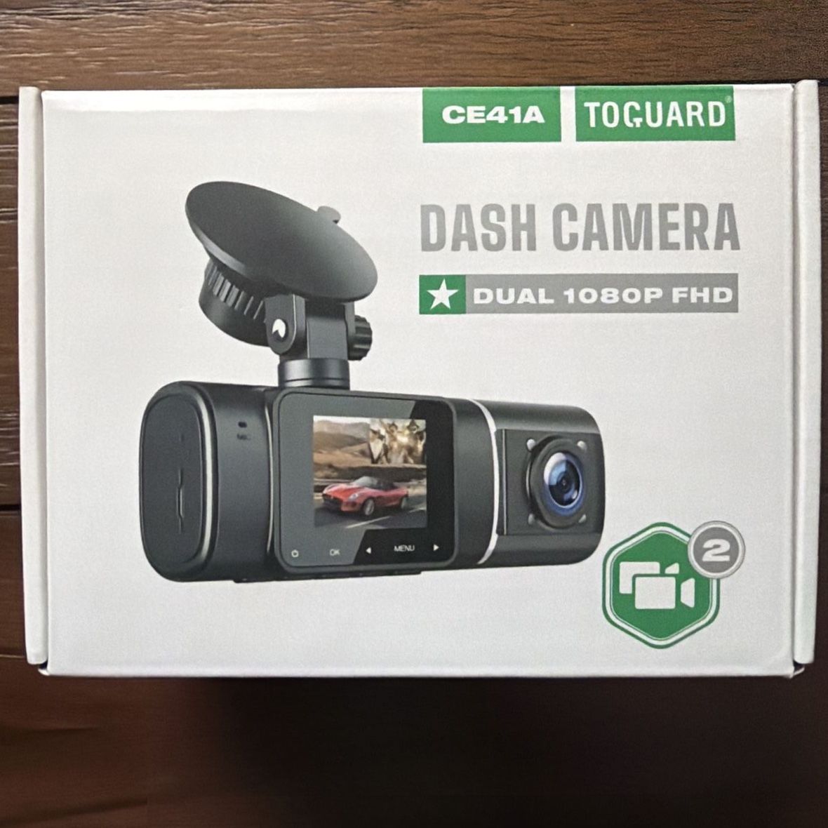TOGUARD HD Dash Camera and Cable
