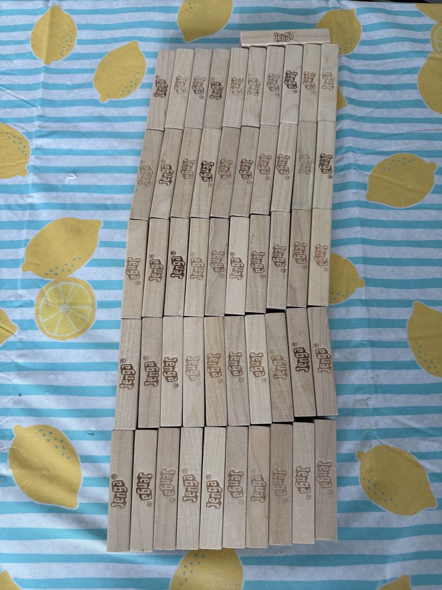 Jenga blocks