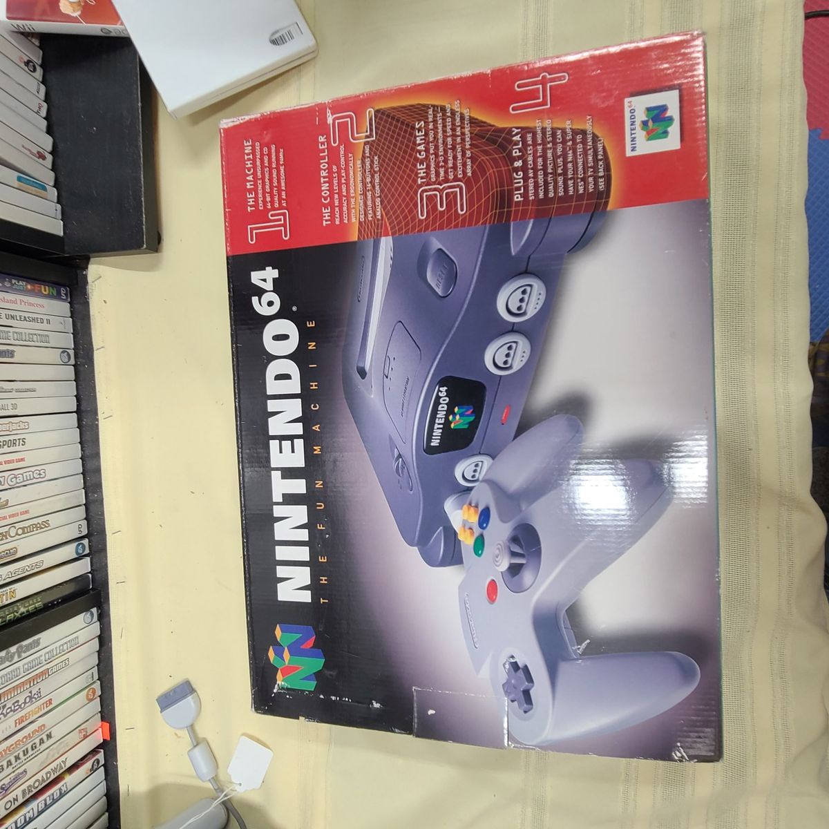 N64 consoles and games sold separately