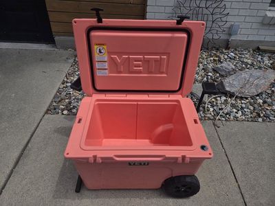 Yeti Tundra Haul Coral Wheeled Cooler
