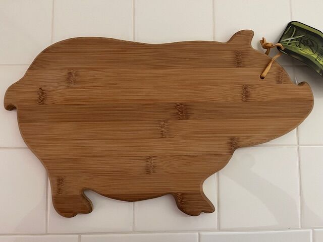 New Totally Bamboo Pig Cutting and Serving Board