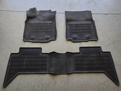 Used 2021 Toyota Tacoma all-weather floor mats (fits all 3rd generation Tacoma's 2016 - 2023)