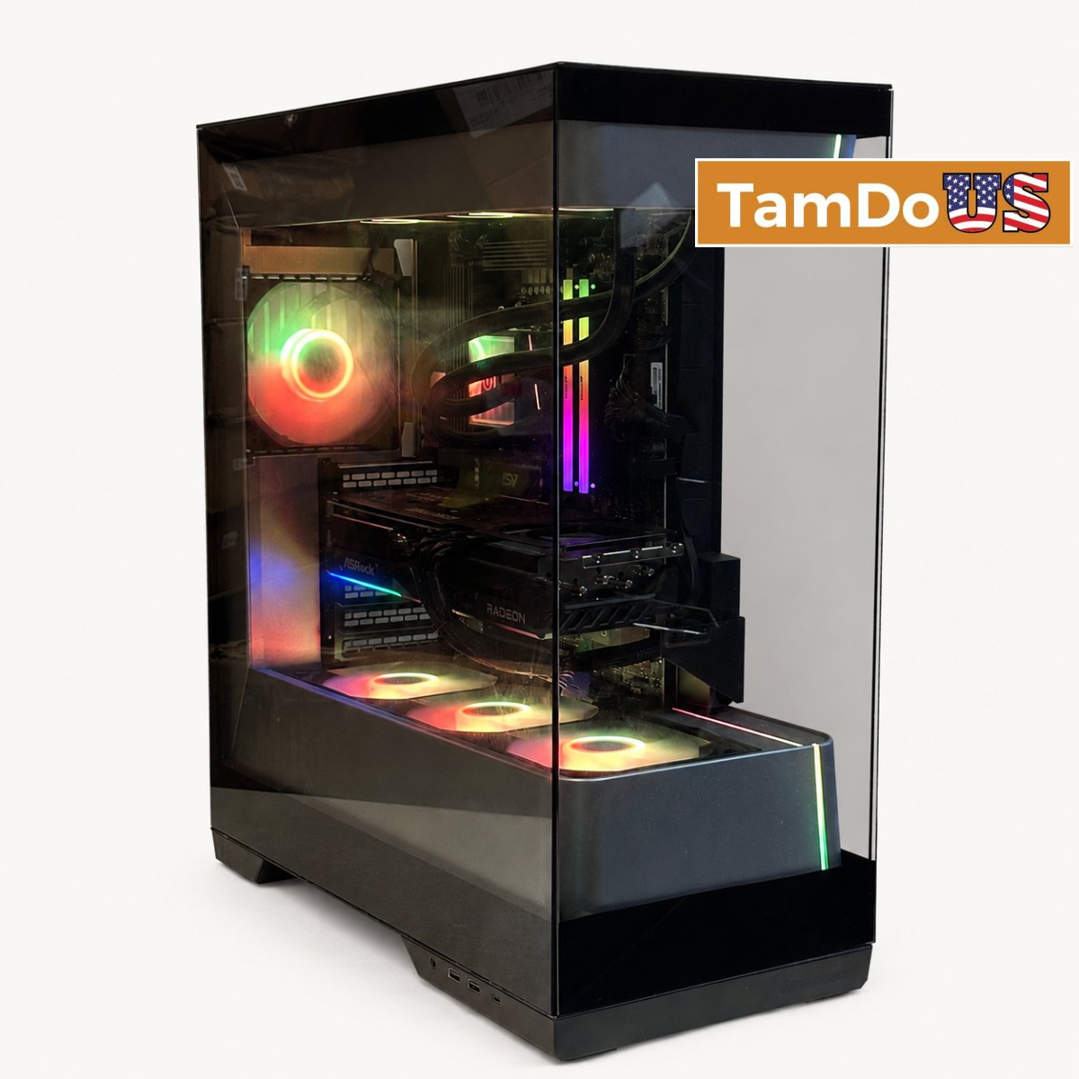 CyberPowerPC Gaming Desktop Ryzen 7 7800X3D, 32GB DDR5, 2TB SSD, RX 9070 XT 16GB