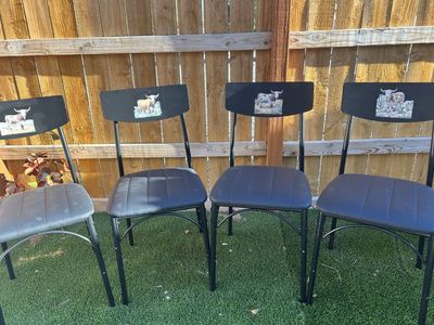 Cute Metal Kitchen Chairs