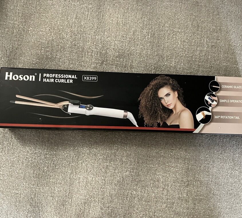 Brand New! 3/8 Inch Ceramic Tourmaline Curl Wand