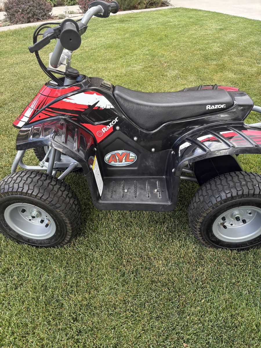 Razor kids dirt quad (holds 120 pounds).