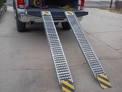 Heavy Duty Aluminum Loading Ramps - Truck, ATV, Motorcycle 84" long x12"wide