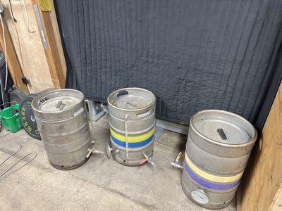 Three 15.5 Gallon Brewing Kettle Homebrew