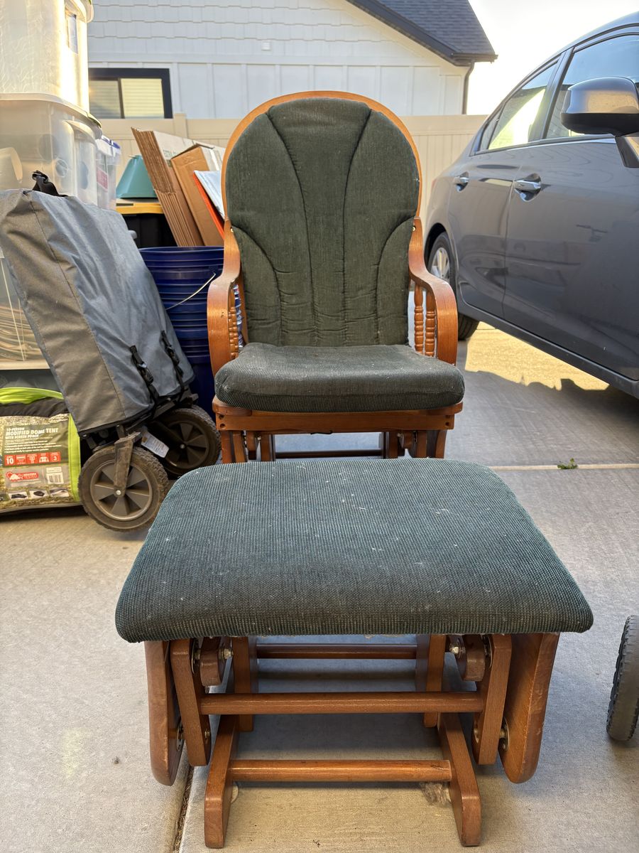 FREE Glider Rocker and Stool