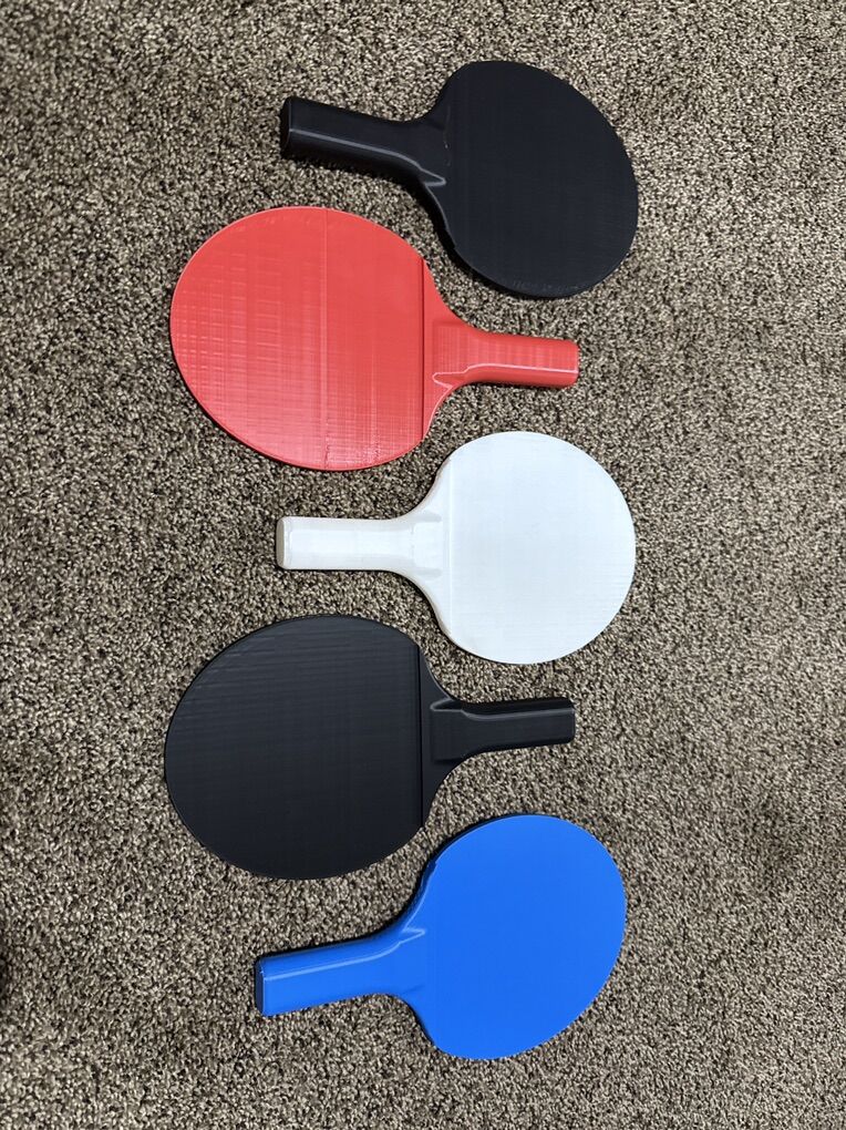 3D Printed Ping Pong PaddlEs
