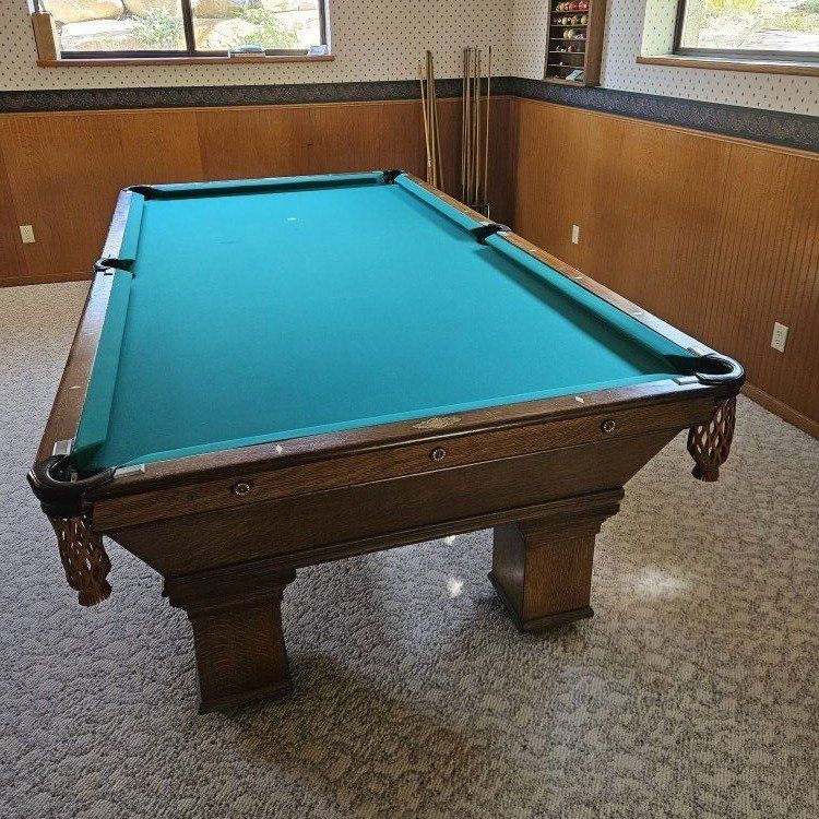 Antique Pool Table