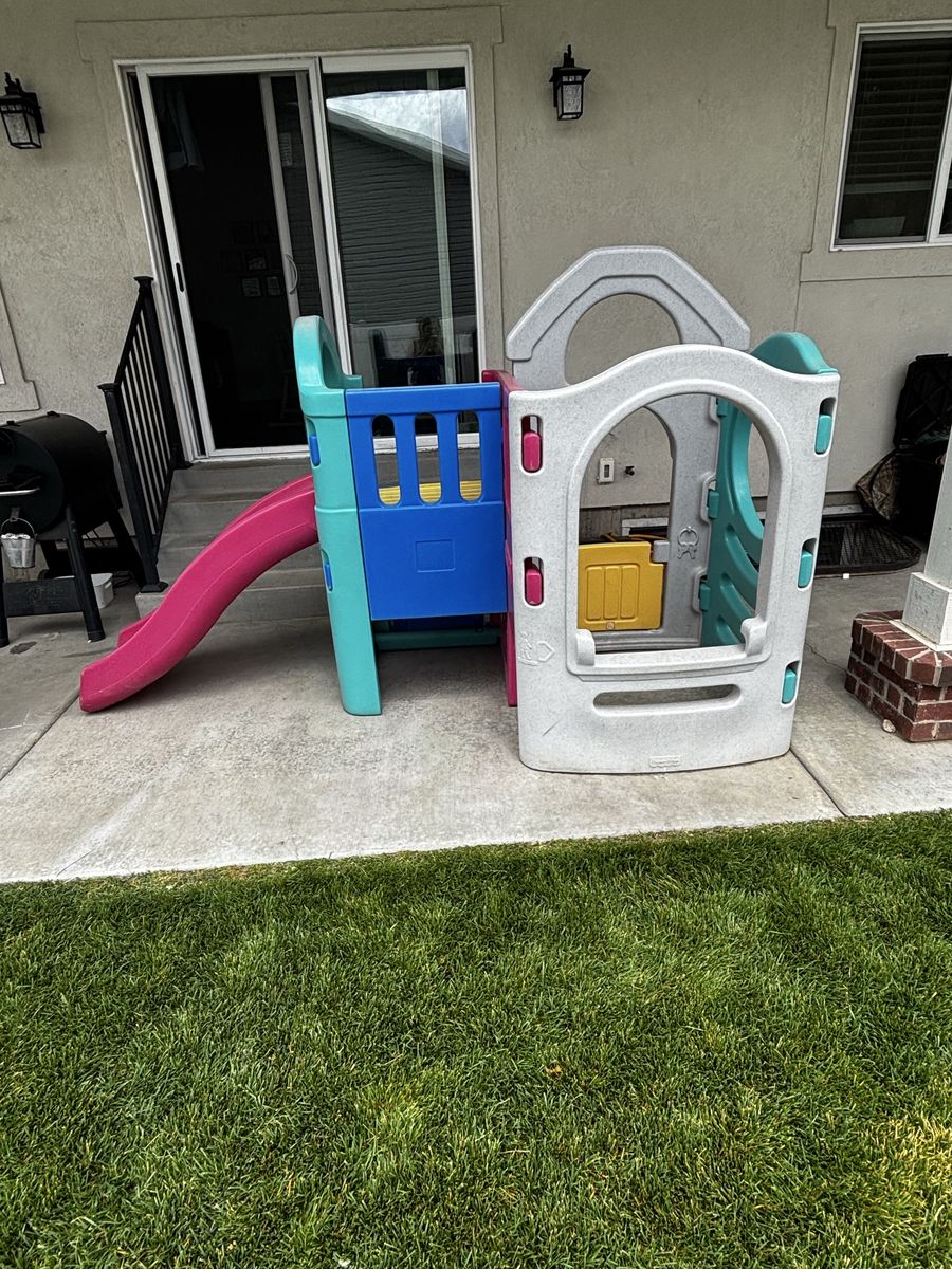 Playhouse with Slide