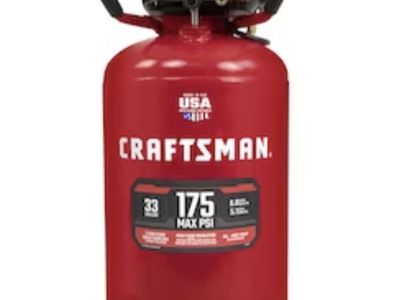 Craftsman 33 Gallon 175 Max PSI Air Compressor with Hromee Retractable Hose Reel