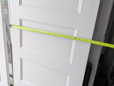 White 5-Panel Interior Door Slab