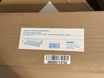 Blanco laundry basket 401923