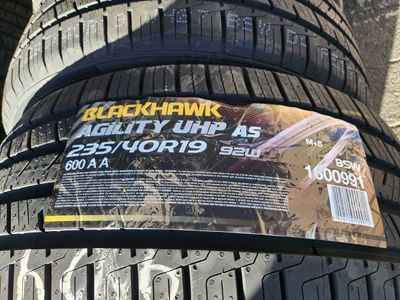 235/40r19 blackhawk agility uhp as