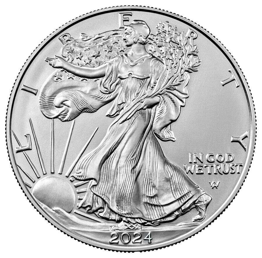 US MINT 1 TROY OZ SILVER EAGLE DOLLARS
