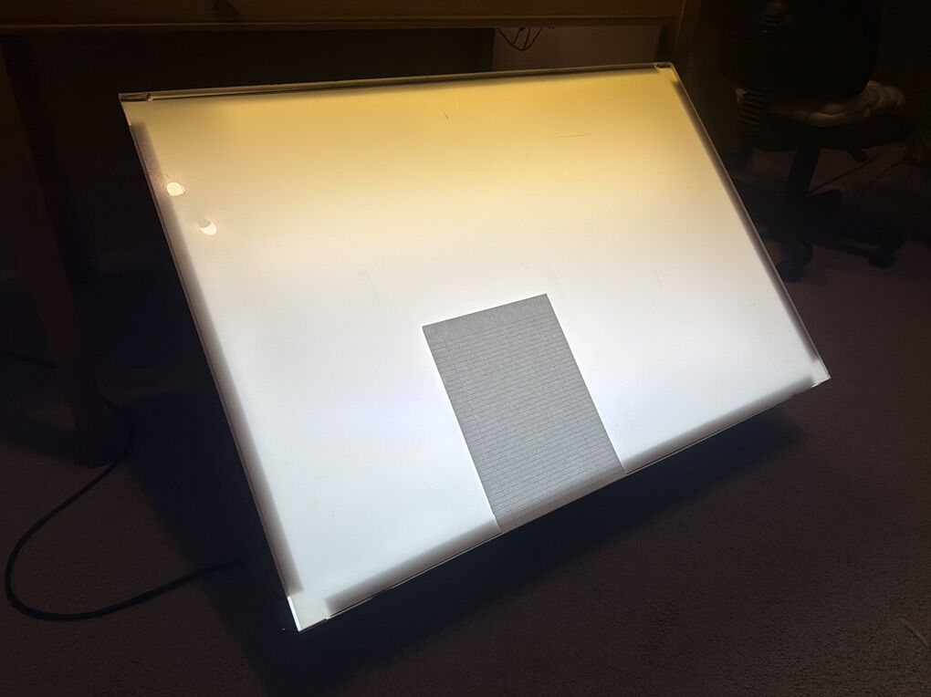 Large Art Light Table
