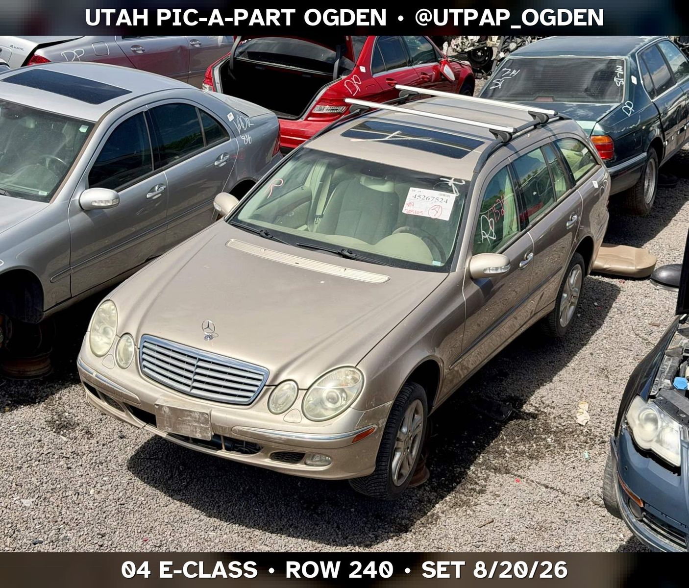 Just In! 2004 Mercedes-Benz E500 W211 Parts - UTPAP Ogden