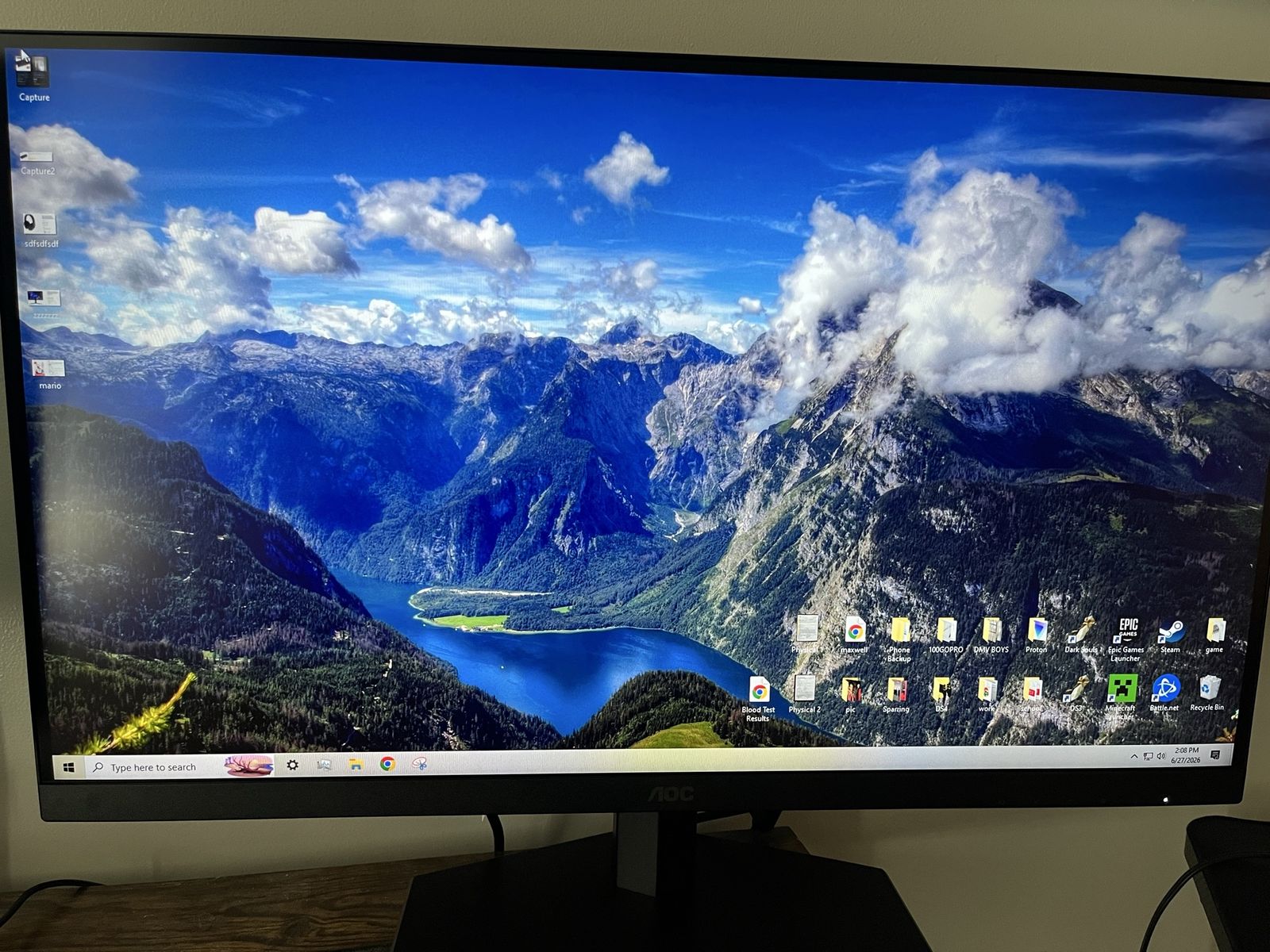 Gaming Monitor 27" QHD (2560x1440) 240Hz 0.3ms
