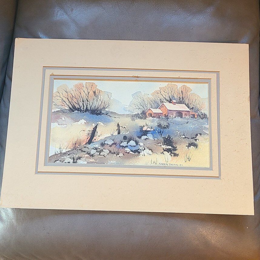 Karen Dehn 1984 Watercolor