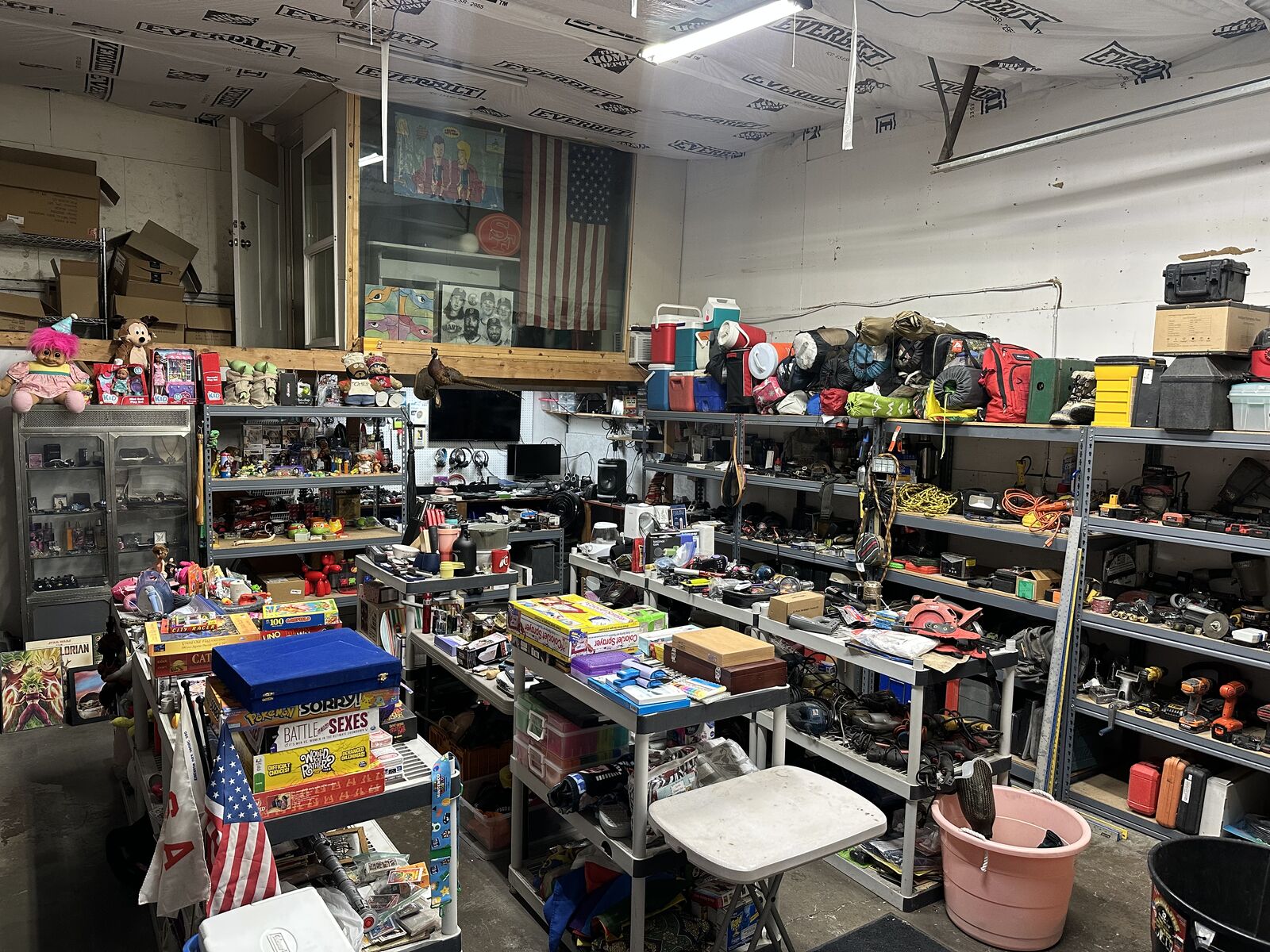 Huge Indoor Yard Sale!