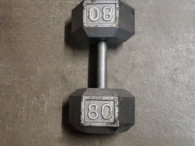 dumbbell 80 pounds