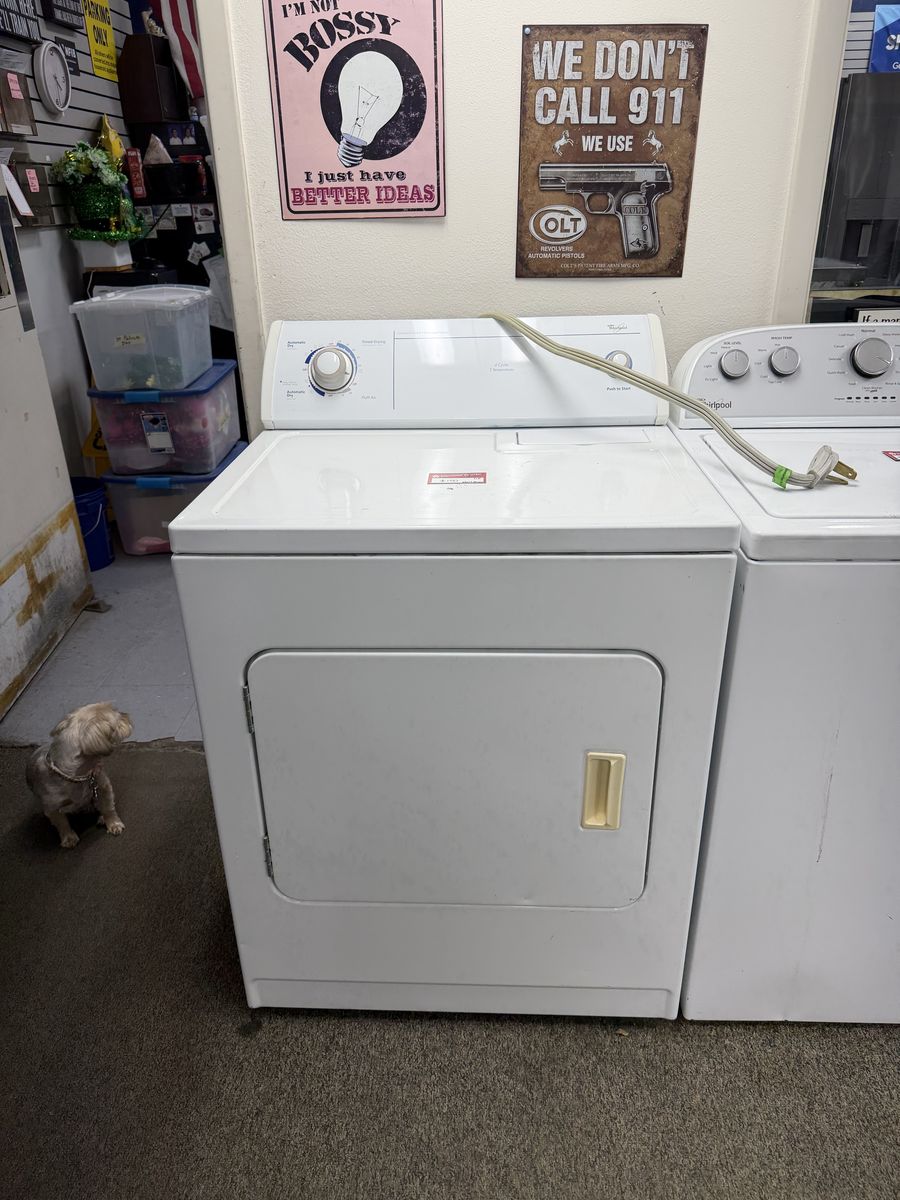 VERY RELIABLE WHIRLPOOL ELECTRIC DRYER W-WARRANTY
