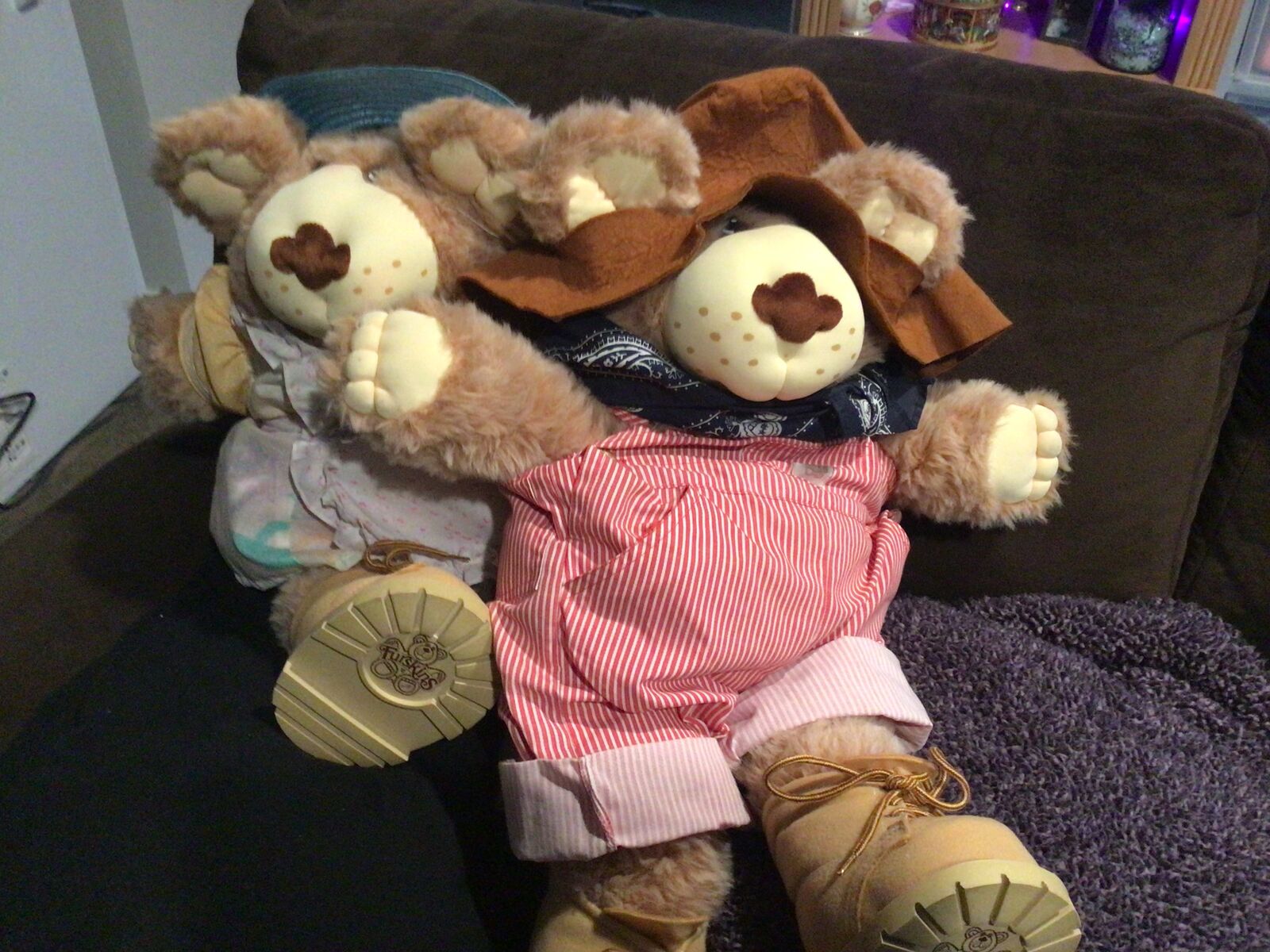 Furskin Bears, Original boy and girl set!