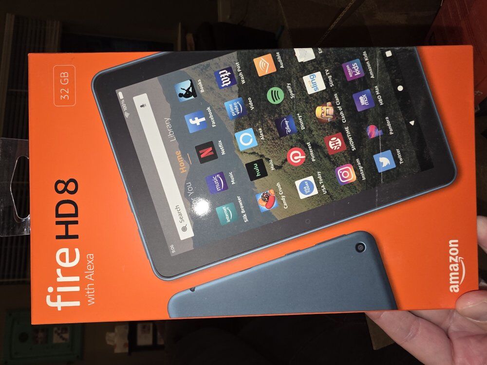 Amazon Fire 8 and Fire 7 tablets. Brand new!