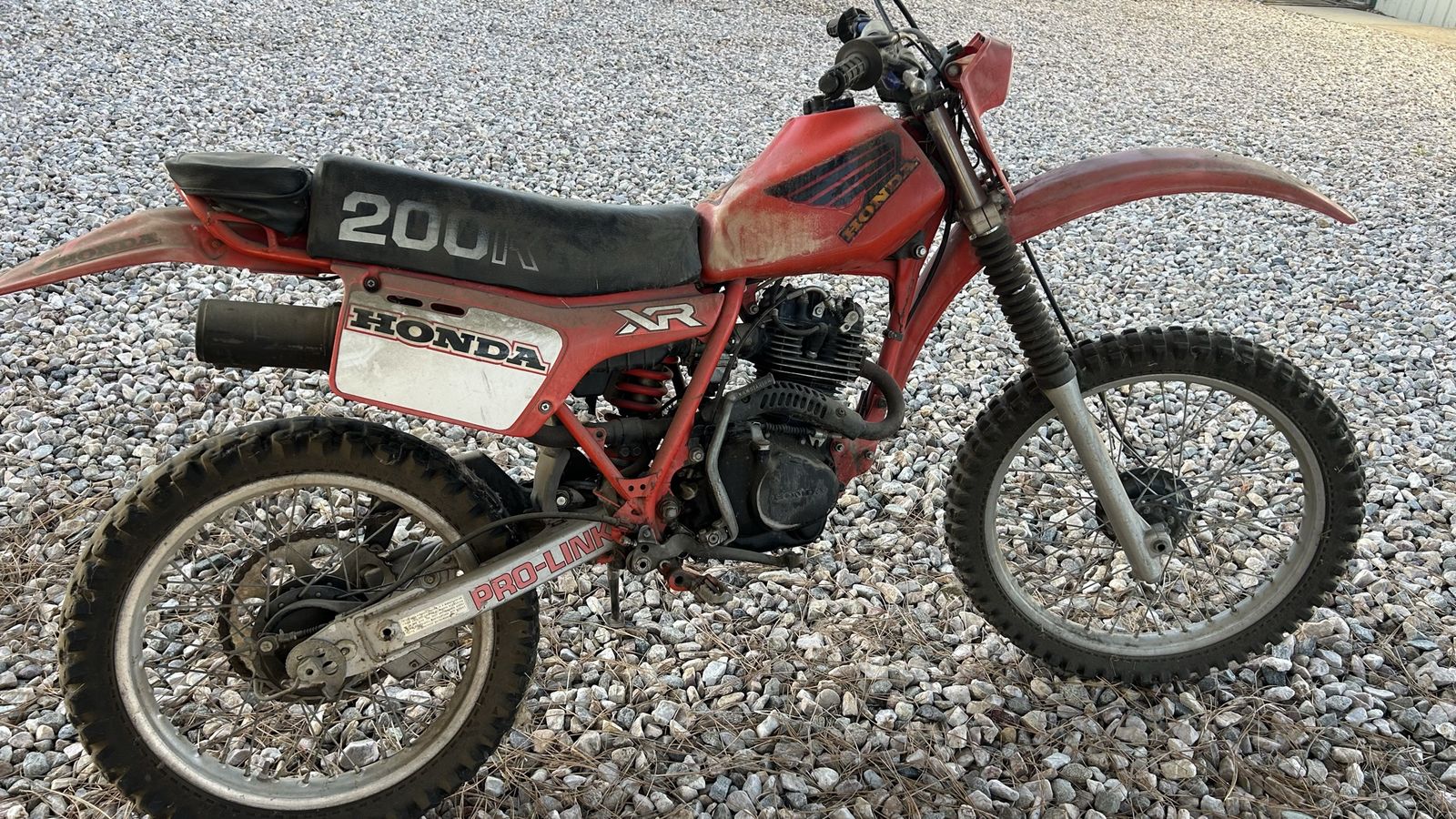 Honda XR 200R. 1982