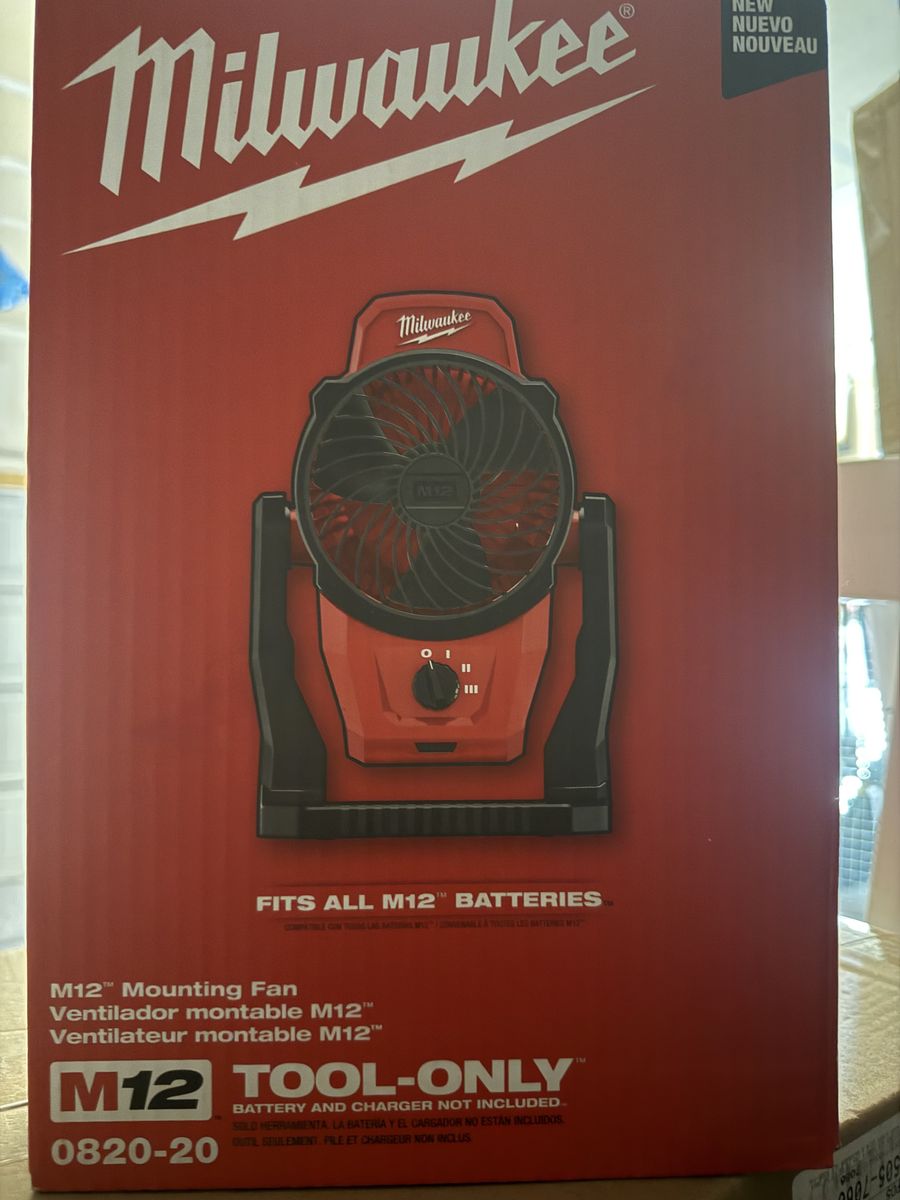M12 12-Volt Lithium-Ion Cordless Jobsite Fan (Tool-Only)