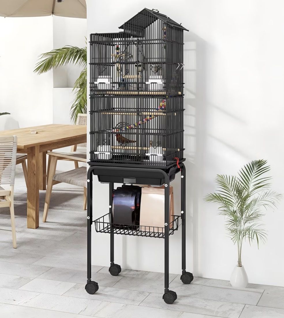 Yitahome Bird Cage 62in black
